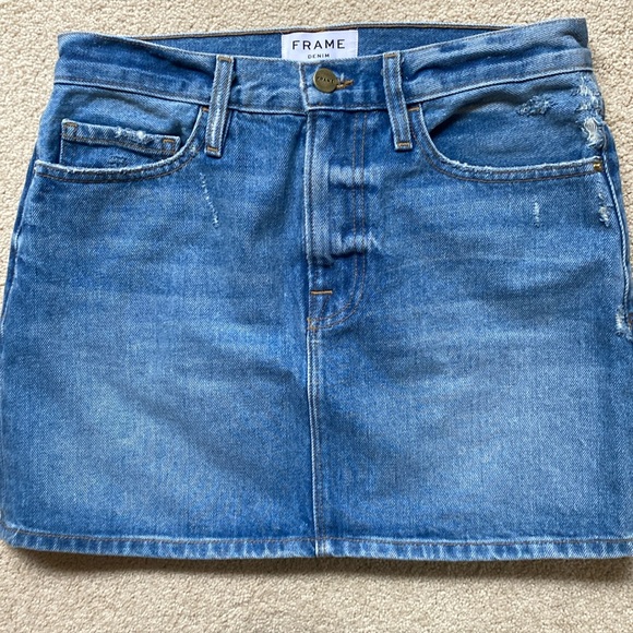 Frame Denim Majorelle Mini Skirt - Picture 1 of 8